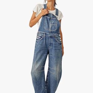 Classic Women's Denim Overalls